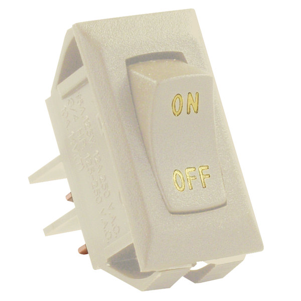 Jr Products JR Products 12615 Labeled On/Off Switch - Ivory 12615